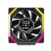 Quạt tản nhiệt PC Leopard Galaxy V2 | Kit 3 Fan 120mm, ARGB, Gió ngược, Đen - 1
