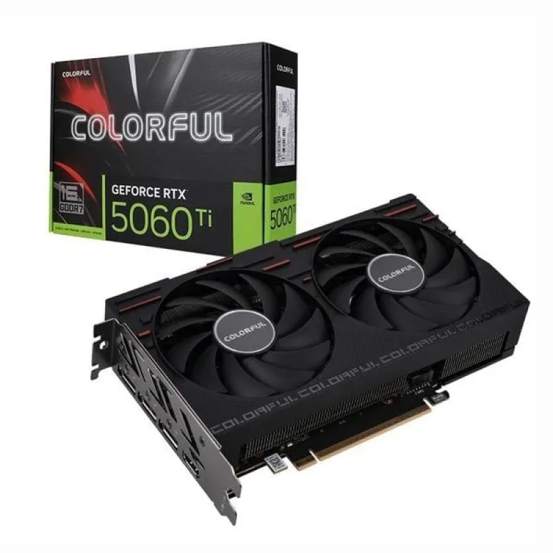 Card màn hình NVIDIA GeForce RTX 5060 Ti Colorful Gaming DUO | 16GB GDDR7, 4608 CUDA, 600W