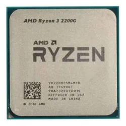 CPU AMD Ryzen 3 2200G Tray | AM4, 4 nhân/4 luồng, Boost 3.7 GHz