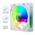 Quạt tản nhiệt PC Coolmoon F3 | Fan lẻ 120mm, ARGB, Trắng - 2