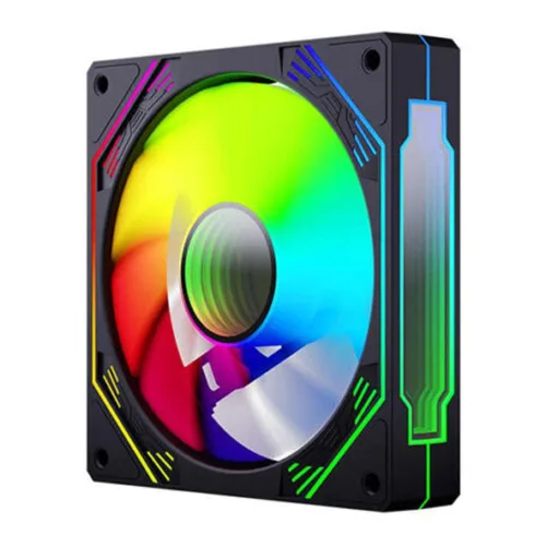 Quạt tản nhiệt PC Coolmoon / Leopard F3 | Fan lẻ 120mm, ARGB, Gió ngược, Trắng