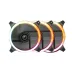 Quạt tản nhiệt PC Hollo | Kit 2 Fan 120mm, RGB, Đen - 5