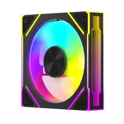 Quạt tản nhiệt PC Leopard Astro V2 | Fan lẻ 120mm, ARGB, Gió thuận, Đen