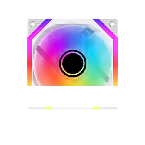 Quạt tản nhiệt PC Leopard Galaxy SE | Fan lẻ 120mm, ARGB, Gió ngược, Trắng
