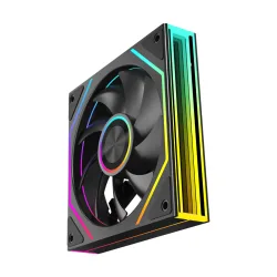 Quạt tản nhiệt PC Leopard Prism 4RS Ultra | Fan lẻ 120mm, ARGB, Gió ngược, Đen