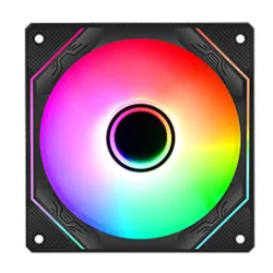 Quạt tản nhiệt PC Leopard 6Pro | Fan lẻ 120mm, ARGB, Gió thuận, Đen