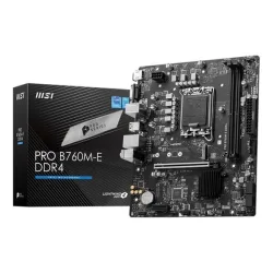 Mainboard MSI PRO B760M-E DDR4 | LGA 1700, mATX, 2 khe RAM