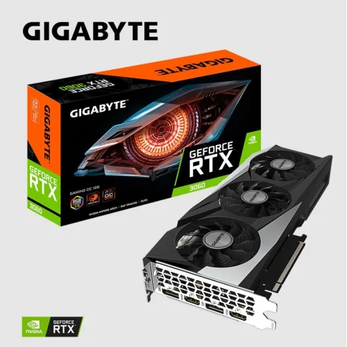 VGA GIGABYTE GeForce RTX 3060 GAMING OC 12G (rev. 2.0) (GV-N3060GAMING OC-12GD) CŨ BẢO HÀNH 6 THÁNG