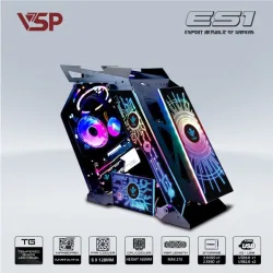 VỎ CASE VSP ESPORT REPUBLIC OF GAMERS ES1 ( NO FAN ) - HÀNG CHÍNH HÃNG