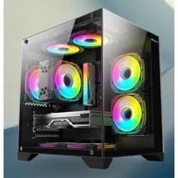 CASE BỂ CÁ GAMING EMASTER ECG985B1 Màu Đen