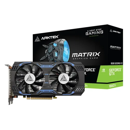 VGA CARD MÀN HÌNH ARKTEK GTX 1660 TI 6GB V2 NEW