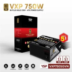 Nguồn VSP VXP 750W SGVN Gold 230V - Đen