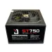 Nguồn máy tính Jetek J Series 750W (ST750 ATX 12V PFC) | Non Modular, ATX - 1