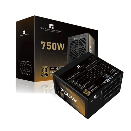 Nguồn máy tính Thermalright KG-750 80 Plus Gold Pcie5.1 - Đen | Full Modular, ATX