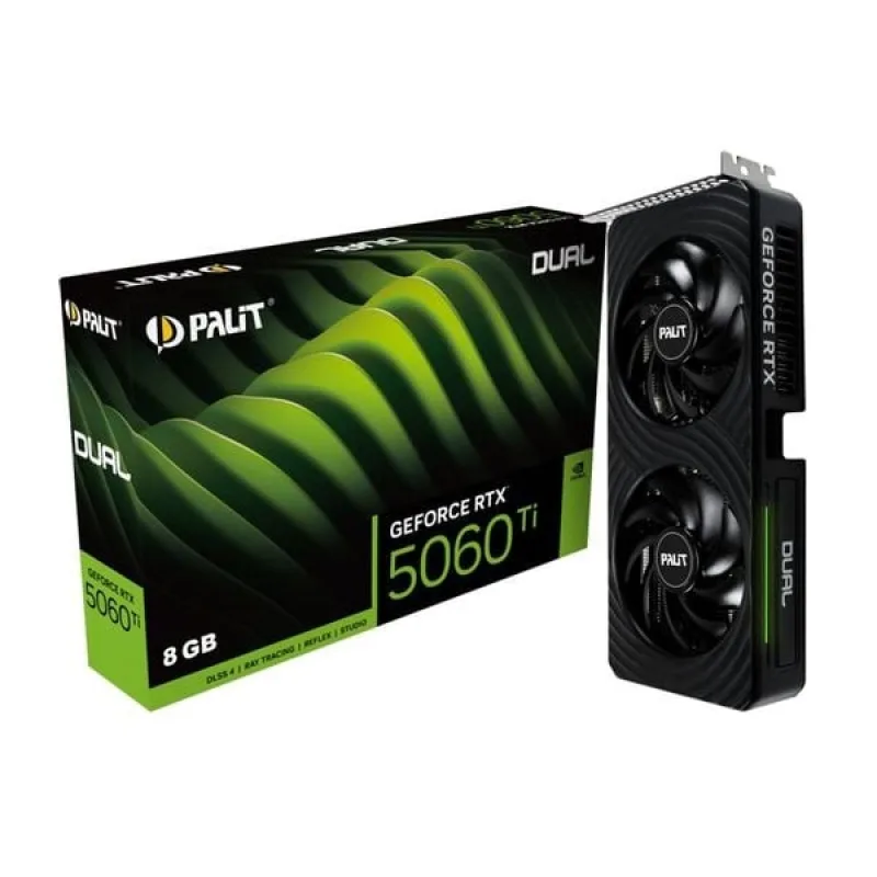 Card màn hình NVIDIA GeForce RTX 5060 Ti Palit Dual | 8GB GDDR7, 4608 CUDA