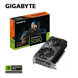 Card màn hình NVIDIA GeForce RTX 5060 Gigabyte WINDFORCE MAX OC 8G (GV-N5060WF2MAX OC-8GD) | 8GB GDDR7, 3840 CUDA