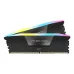 RAM PC Corsair Vengeance 32GB RGB DDR5 Black | (2x16GB), 5200MHz, Intel XMP CMH32GX5M2B5200C40 - 1