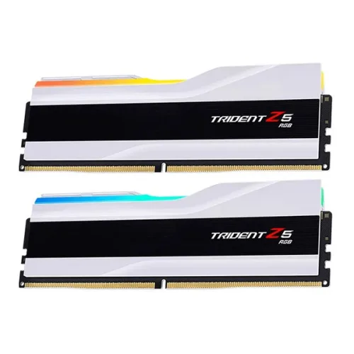 RAM PC G.SKILL Trident Z5 32GB RGB DDR5 White | (2x16GB), 6000MHz, Intel/AMD