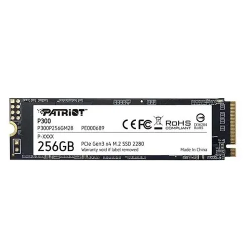 Ổ cứng SSD Patriot P300 256GB | PCIe Gen3 x4 NVMe, M.2 2280 (P300P256GM28)