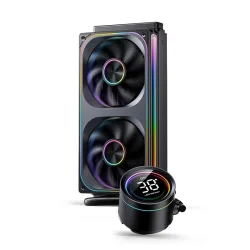 Tản nhiệt nước Jonsbo TH-240 | ARGB Display, Đen