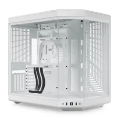 Thùng máy Hyte Y60 BlackCherry (CS-HYTE-Y60-BR) | Mid-Tower, Dual Chamber, Kèm sẵn Riser PCIe 4.0, Đen Đỏ