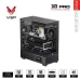 Thùng máy VSP X3 Pro Gamer Edition Monitor - Đen, không kèm fan - 4