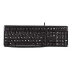 Bàn phím văn phòng Logitech K120 | Membrane, Full-size, USB, màu đen