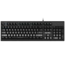 Bàn phím DareU LK135 Waterproof | Rubber Dome, 104 phím, USB, màu đen