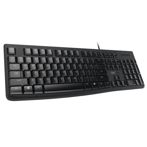 Bàn phím văn phòng DareU LK185 | Membrane, 104 phím, USB, màu đen