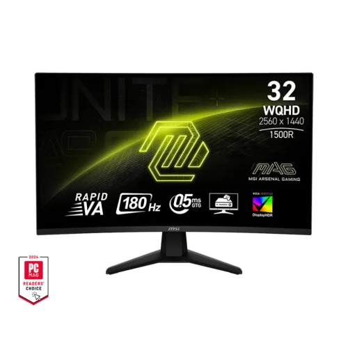 Màn hình gaming MSI MAG 32CQ6F 31.5″ WQHD (2K)  VA 180Hz 0.5ms NEW