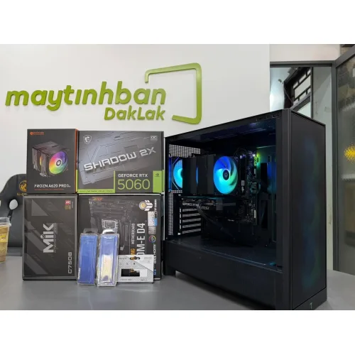 PC GAMING , Đồ Họa Intel I5-14600KF/ VGA RTX 5060TI 16GB/ 32GB/ 500GB