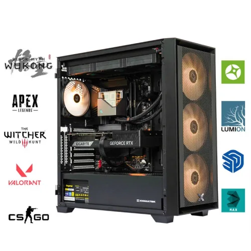 PC GAMING IX B760  I5 12400F  RAM 16GB  SSD 256GB  VGA RX 550 4GB  PSU 500W