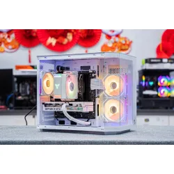 PC AMD GAMING PRO Ryzen 7 7700-RTX 5070 12GB OC WHITE-RAM DDR5 16GB-SSD M2 NVMe Gen3x4-Nguồn 750W-Tản nhiệt tháp đôi