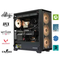PC GAMING XVI A520  RYZEN 5 5500  RAM 16GB  SSD 256GB  RX 550 8GB  PSU 550W