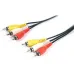 Cáp Loa 3 ra 3 đầu đực 1.5m - 1