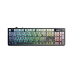 AULA F108 PRO (1288) BÀN PHÍM CƠ GAMING 3 MODE (Phiên bản Xám + đen gradient/ Nimbus V3 switch)