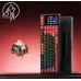 AULA L99 (3602) BÀN PHÍM CƠ GAMING 3 MODE (Phiên bản màu Xám đậm + Trắng + Xanh dương/ Raindrop switch) - 5