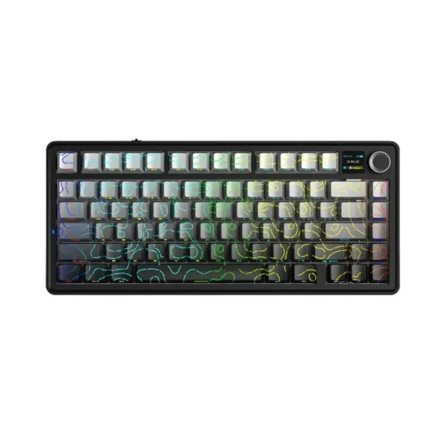 AULA F75 MAX (1493) BÀN PHÍM CƠ GAMING 3 MODE (Phiên bản Xám + đen gradient contour/ Reaper switch)