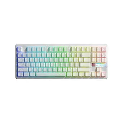 AULA F87 PRO V2 (2605) BÀN PHÍM CƠ GAMING 3 MODE (Phiên bản Màu Trắng Contour/ Star Vector switch)