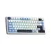 AULA F75 MAX (1158) BÀN PHÍM CƠ GAMING 3 MODE (Phiên bản Xanh + trắng + tím đậm/ Reaper switch) - 1