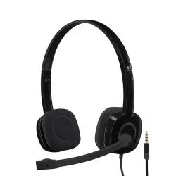 Tai nghe Logitech H151 STEREO | Có dây, On-ear, Đen