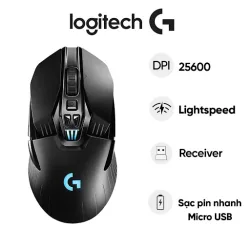 Chuột gaming không dây Logitech G903 Hero (910-005674)