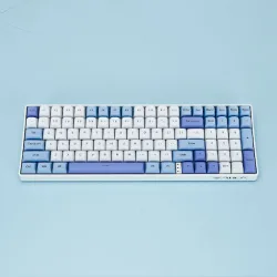 Bàn Phím Cơ Gaming 3 Mode AULA S100 PRO (Xanh dương+trắng+tím/ Red switch)