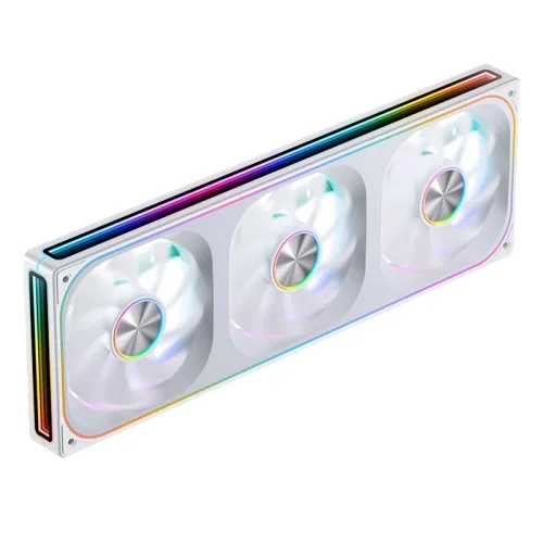 Quạt tản nhiệt PC Jonsbo ZA‑240 | Kit liền khối 2 fan 242mm, ARGB, Gió ngược, Trắng