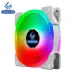 Quạt tản nhiệt PC LovingCool LC‑12025 | Fan lẻ 120mm, ARGB, Trắng - 3