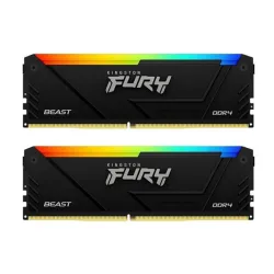 RAM PC Kingston Fury Beast 16GB RGB DDR4 | (2x8GB), 3200MHz, Intel/AMD KF432C16BB2AK2/16
