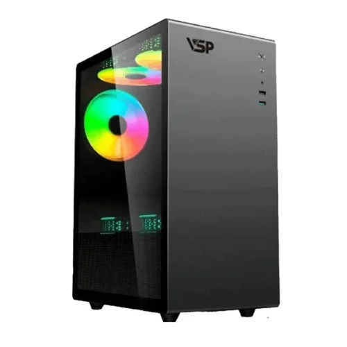 Thùng máy Case VSP X8 - Trắng | Hồ cá, không kèm fan