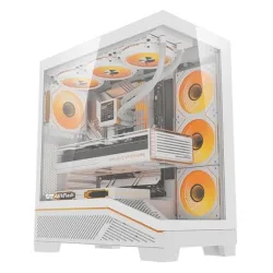 Thùng máy Darkflash K430 F-ATX (Mặt Kính) | ATX/M-ATX/Mini-ITX, Hỗ trợ VGA 425mm, AIO 360mm, Trắng