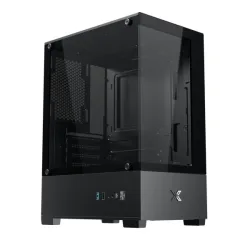 Thùng máy Xigmatek View III | M-ATX/Mini-ITX, 2 Mặt Kính Cường Lực, Đen