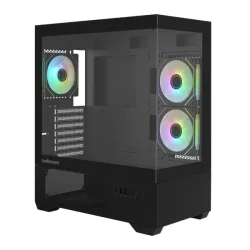 Thùng máy Zalman Chronix V2 (Kèm sẵn 3 Fan) | ATX, Đen